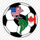 WC2026赛程日历网站Logo - 足球与日历结合的设计，代表2026美加墨世界杯